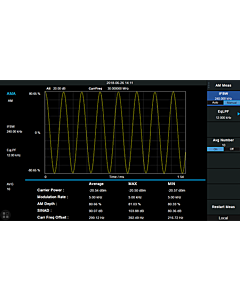 Siglent SVA1000X-AMA Analog modulasjon analyse lisens for SVA1000X Spektrum & vektor nettverksanalysator