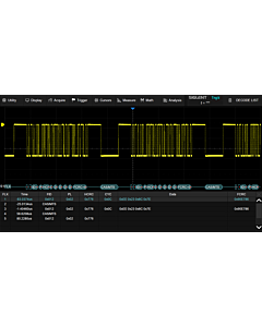 Siglent SDS3000X HD FlexRay trigger & decode lisens