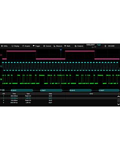 Siglent SDS3000X HD I2S trigger & decode lisens