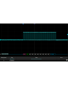 Siglent SDS3000X HD Manchester Serial decode lisens